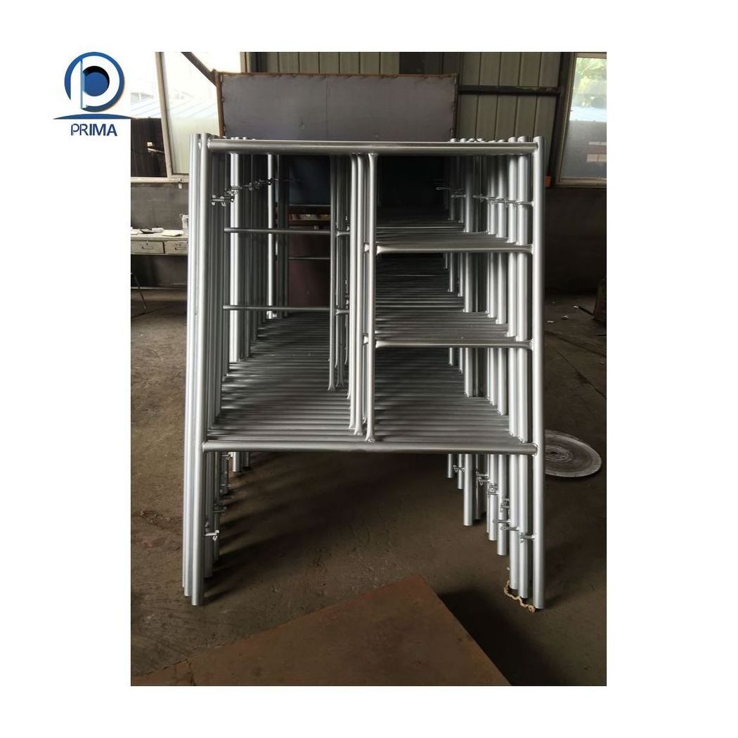 Standard Medium Duty Mason Frame Scafold Galvanized Scarfolds Ladders Scaffolding for Construction