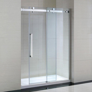 Professional manufacturer style modular shower furniture simple glass shower room with sliding door