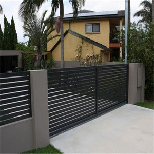 Aluminium cantilever gate house main gate designs steel gate design