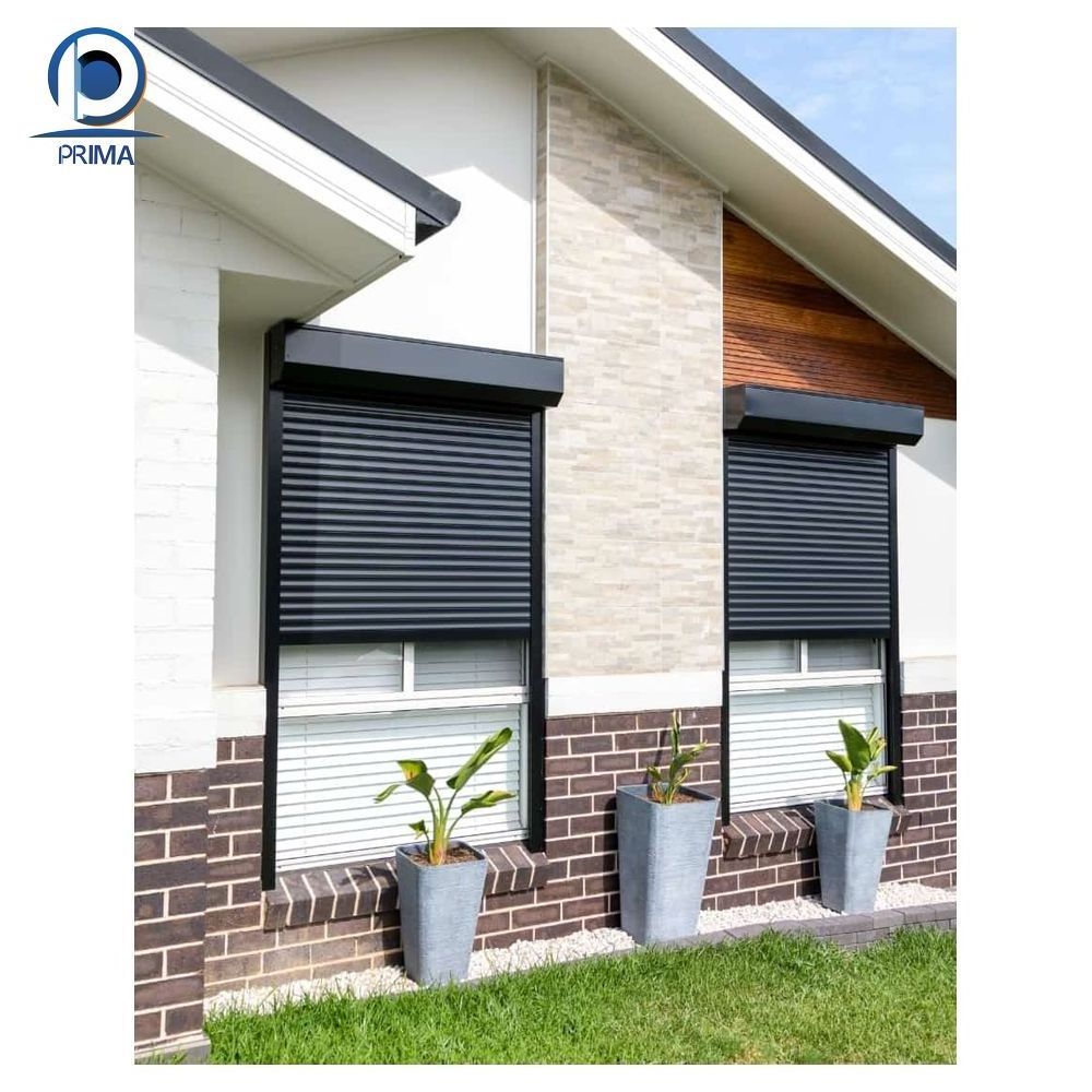 Factory Direct Jalousie Window White Sunscreen Horizontal Louver Plantation Shutters