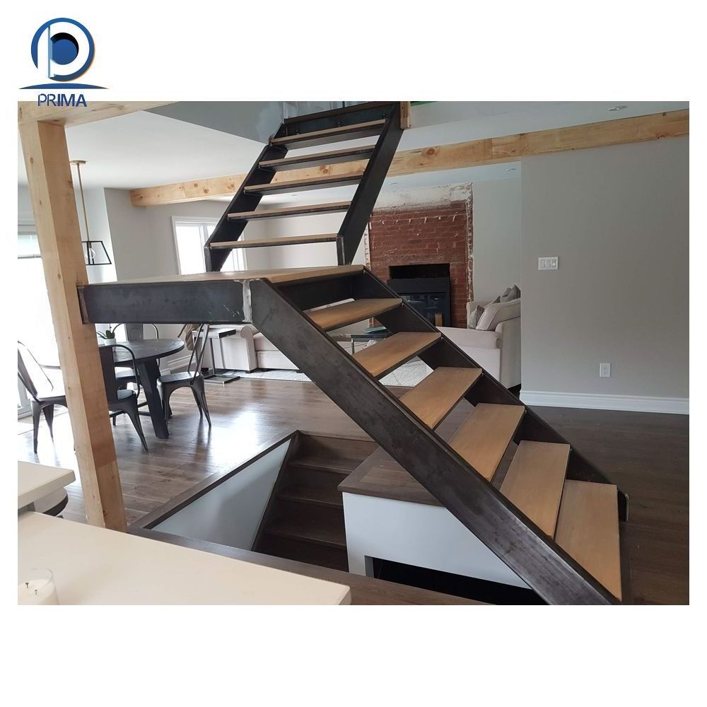 Prima  Prefabricated Low Cost Stairs Outdoor Used Metal Steel Staircase Design