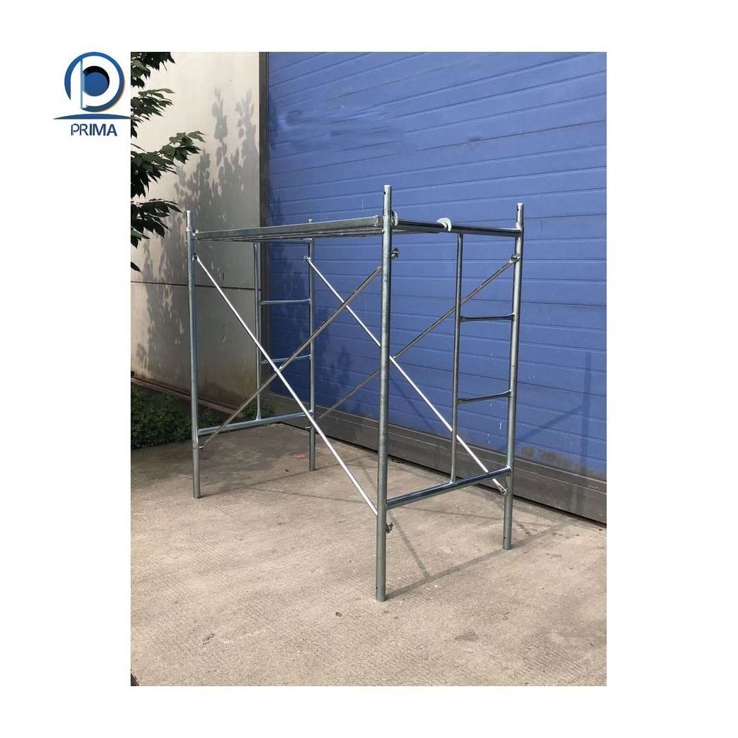 Standard Medium Duty Mason Frame Scafold Galvanized Scarfolds Ladders Scaffolding for Construction