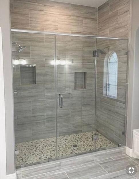 Glass Shower Room/Stainless Steel Shower Cabin  Corner Entry Shower Screen