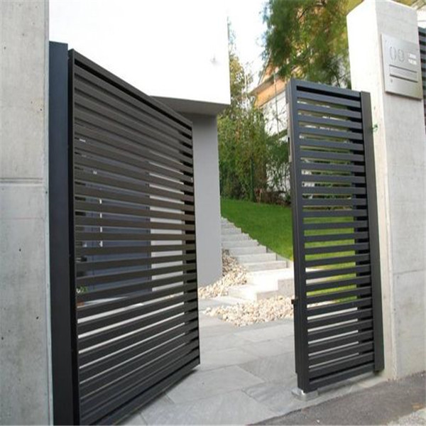 Aluminium cantilever gate house main gate designs steel gate design