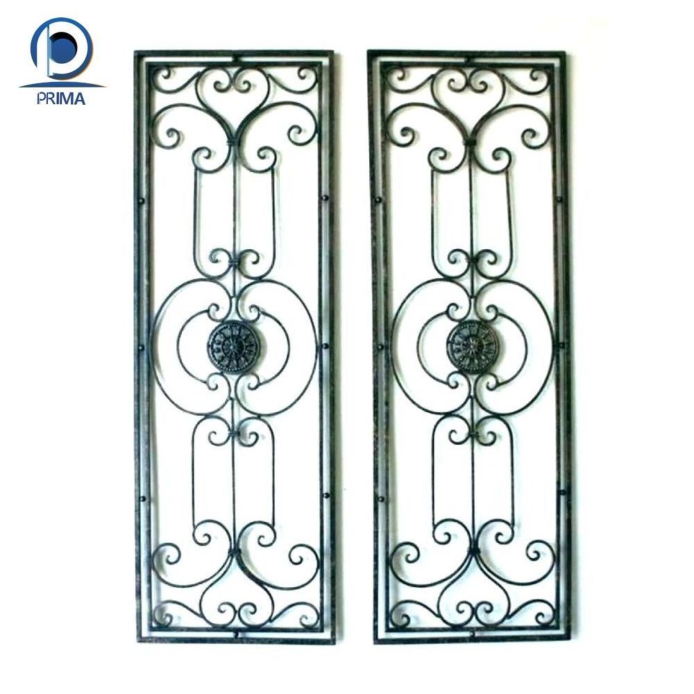 PRIMA Wrought Iron Gates Modern  Main Gate Design Wrought Iron Gate Parts Metal Gates Wrought Iron