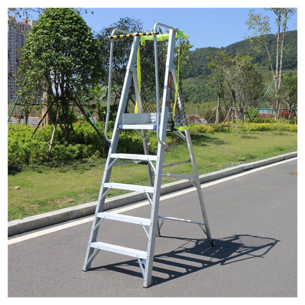 Prima Aluminum Side Step Ladder, Folding Ladder Hinge, Aluminum Ladder with Big Hinge