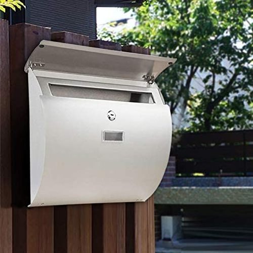 stainless steel post mailbox hot selling design whole sale outdoor best selling house stainless steel post mailbox