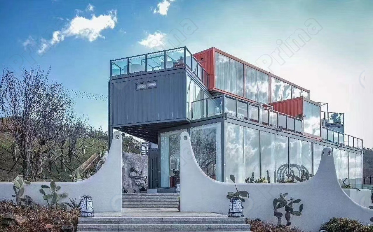 new promotion two story luxury two bedroom container house