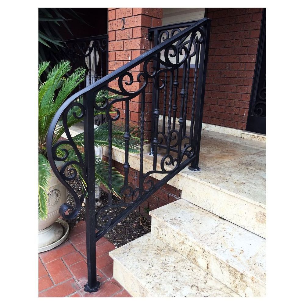 Prima Railing  Garden Fence Wire Wrought Iron Custom Railing Black Fence