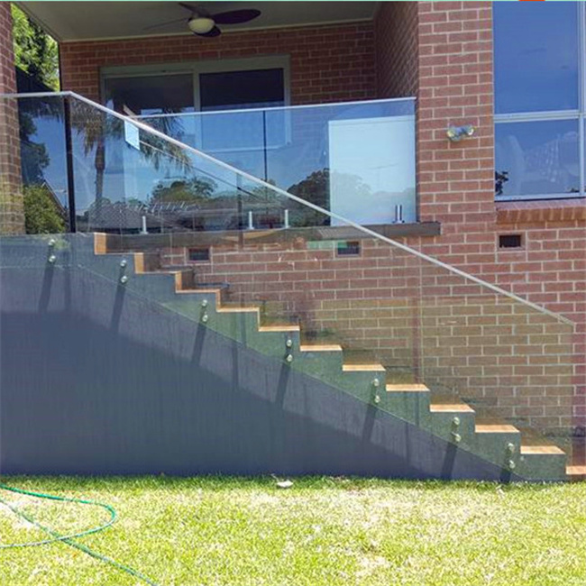 Accessories stainless steel patch fitting glass railing balustrade for balcony