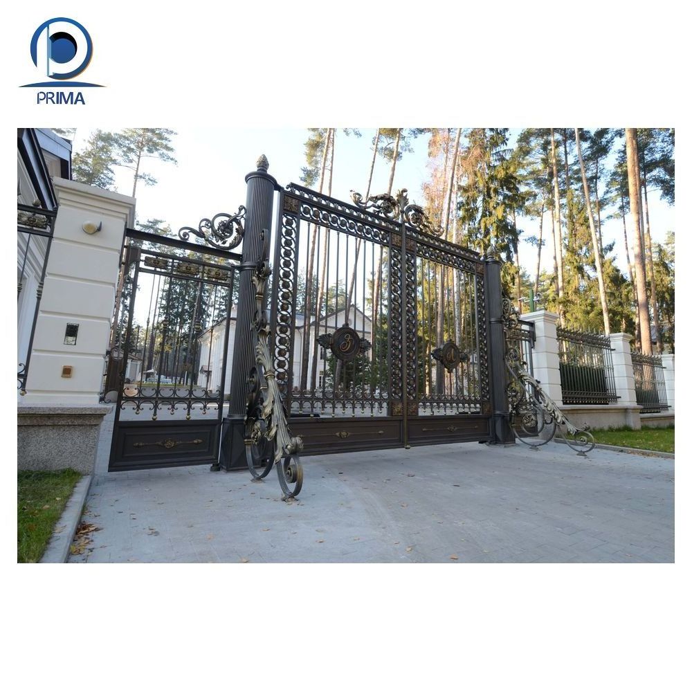 PRIMA Wrought Iron Gates Best Price Simple Design Wrought Iron Gate  China Wrought Iron Gate Models