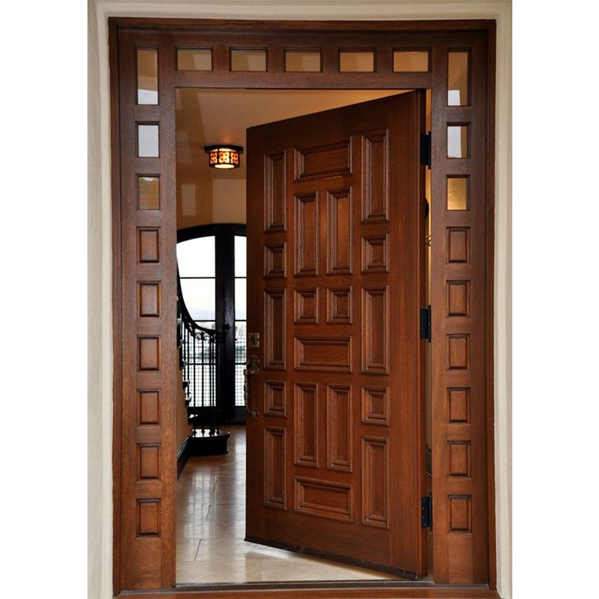 Prima  Modern Single Light Luxury Solid wood door  Double Hotel  Bedroom Kitchen Door Bathroom Modern Expensive Wood Door