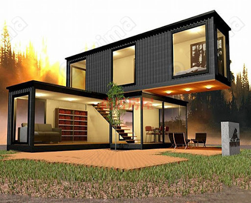 new promotion two story luxury two bedroom container house