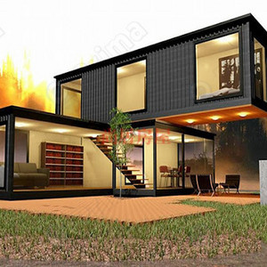 new promotion two story luxury two bedroom container house