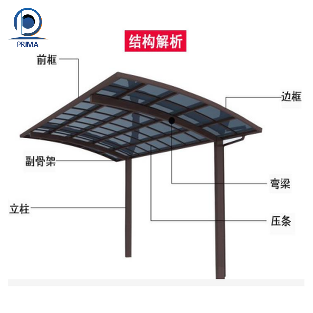 Prima aluminum Carport For Mobile Home carports For Car Parking 25 X 30 Car Port Canopy Retractable Carport