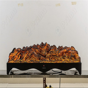 Hot Sale Black Intelligent Real Fire Insert Bio Fuel Ethanol Indoor Electric Fireplace