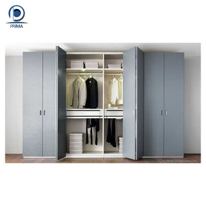 Prima New villa white modern madam closet wardrobe with sliding doors