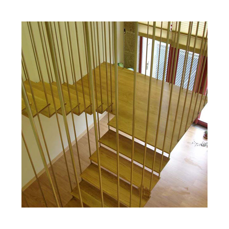 Modern Wood Floating Staircase Cantilevered straight Stairs