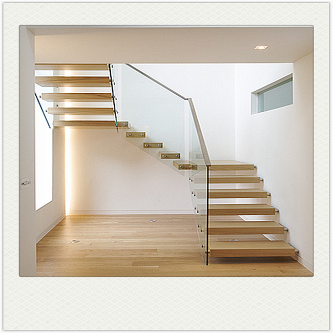 Prima Hot Selling Interior Design Invisible Stringer Folding Floating Stair