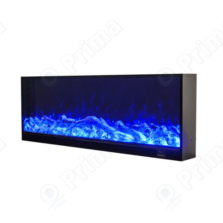 Hot Sale Black Intelligent Real Fire Insert Bio Fuel Ethanol Indoor Electric Fireplace