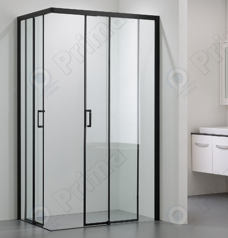 Prima indoor furniture portable prefab bathroom pod all in one shower room corner glass shower enclosures