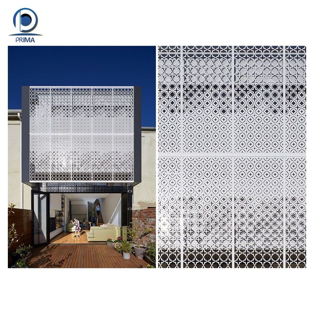 Customized Aluminum Perforated Metal Wall Partition Offices Curtain Wall Screen Decorations Curtain Walls