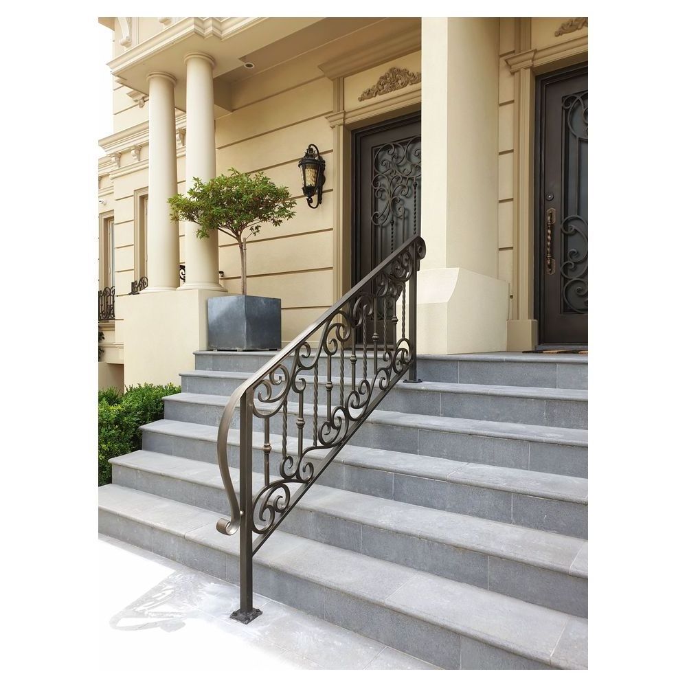 Prima Railing  Garden Fence Wire Wrought Iron Custom Railing Black Fence