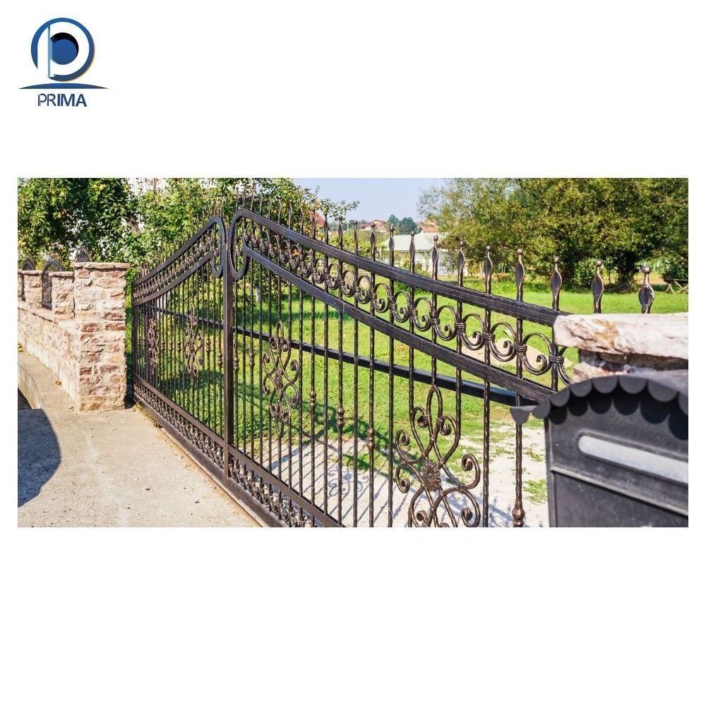 PRIMA Wrought Iron Gates Best Price Simple Design Wrought Iron Gate  China Wrought Iron Gate Models