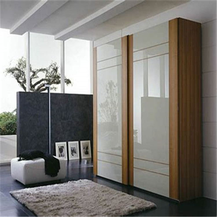 Modern Bedroom Furniture 3 Sliding Doors glass Wardrobe