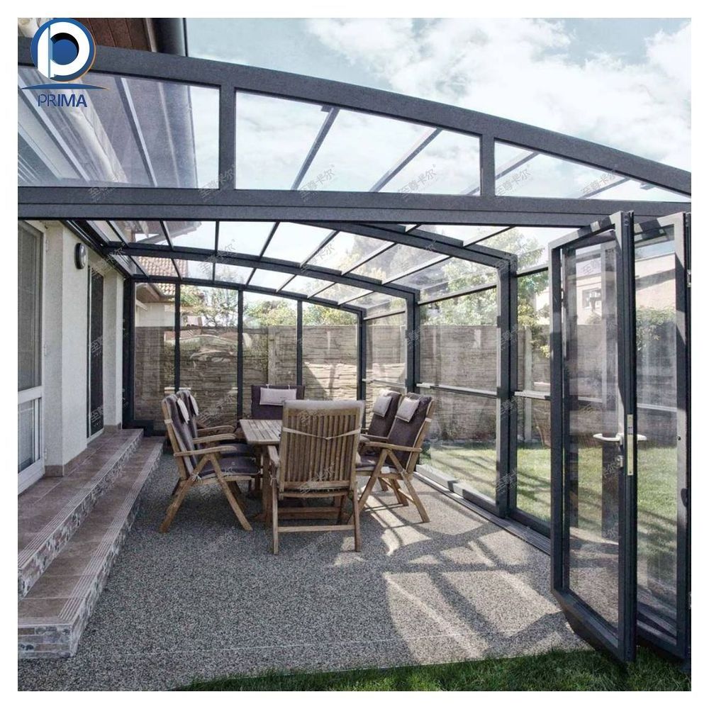 Prima  Sunroom Aluminum Kits Popular Design High India Glass Hot  Insulated Sunroom