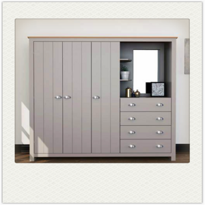 Prima Factory Price Bedroom Wall Wardrobe Design Multi-use Portable Clothes Wardrobe Cabinet