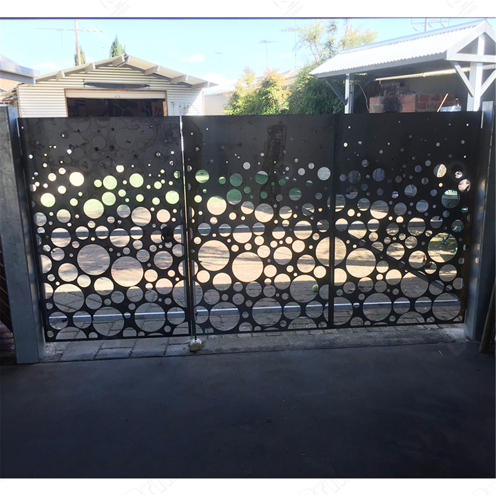 Laser Cut Metal Screens Outdoor Decorative Panels Sheet Aluminum Screen Garden Fence