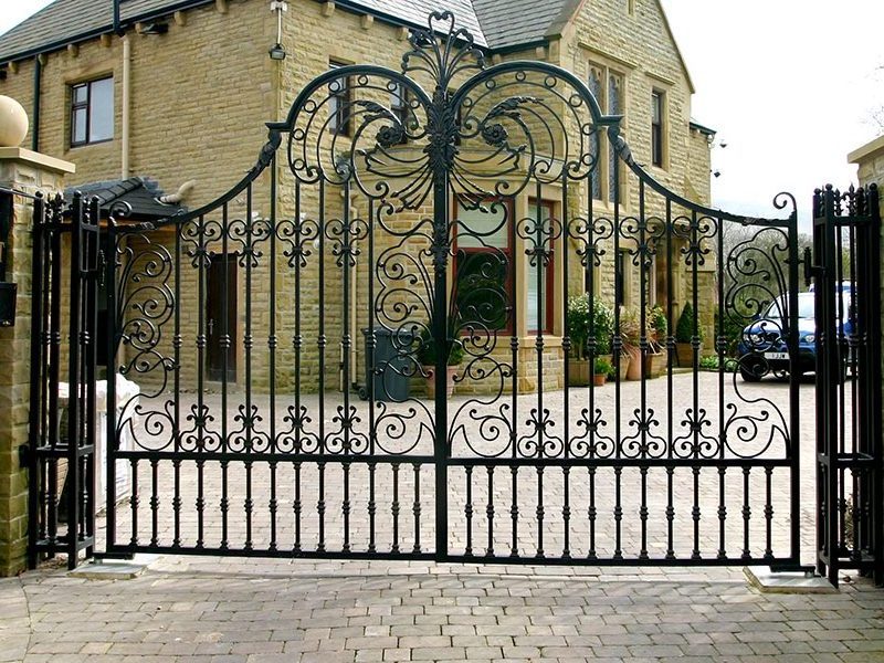 Amazing Latest Tubular Square Pipe For Front Home House Grill Sliding Single Main Door Iron Gate Designs