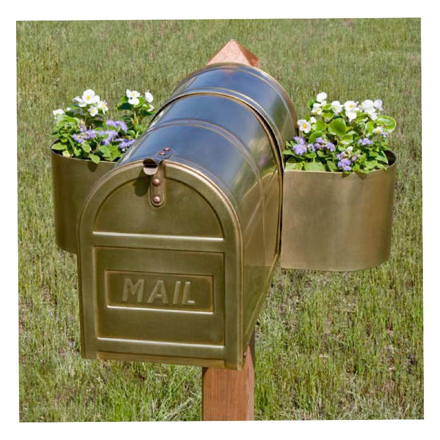 1 stainless steel free standing mailbox