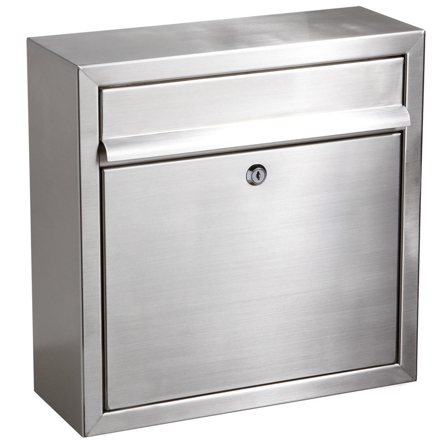 1 stainless steel free standing mailbox