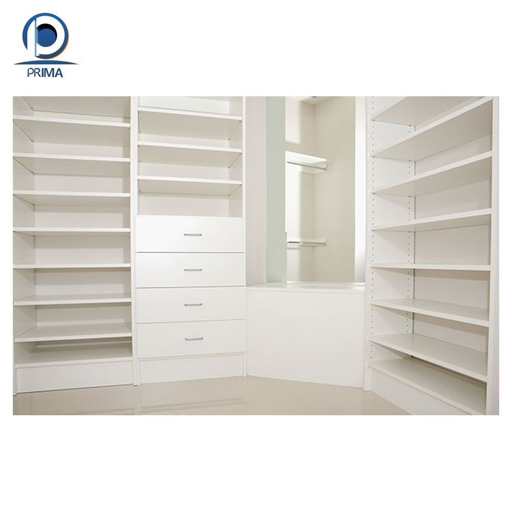 2023 new style Modern Open Door High End Wooden Closets Wardrobe Closet Bedroom Closet De Aluminio Con Acrilico