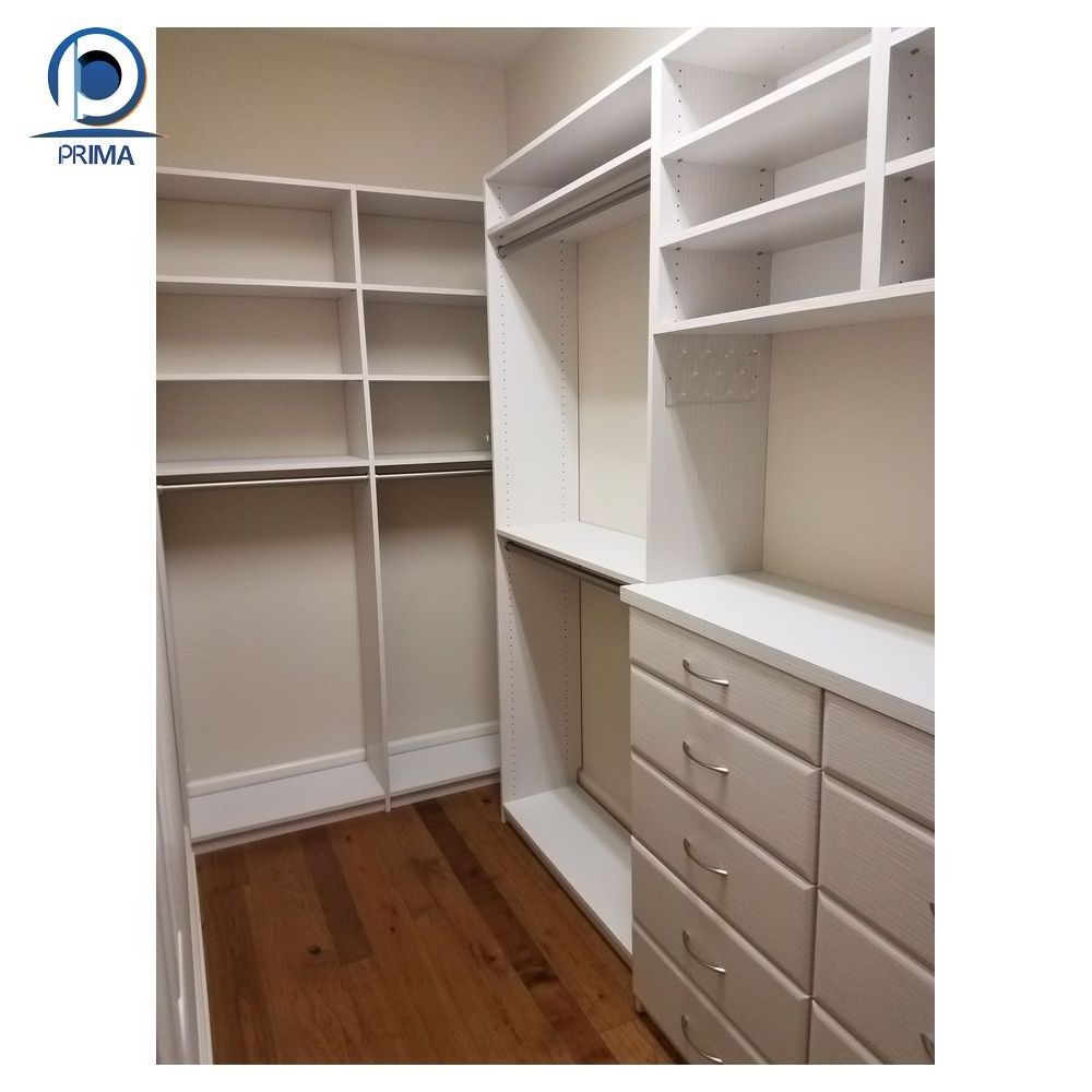 2023 new style Modern Open Door High End Wooden Closets Wardrobe Closet Bedroom Closet De Aluminio Con Acrilico