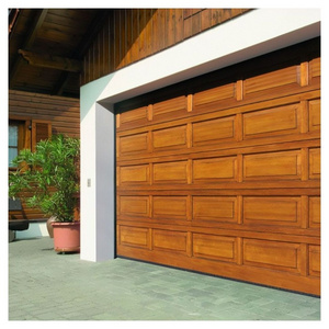 2024 latest Solid Wood Door Design Solid Wood Roll Up Garage Door Swing Garage Door