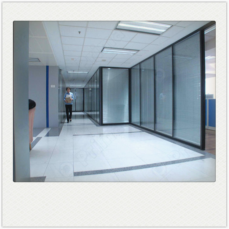 Customized Industrial aluminum/glass wall with folding door used for office/living room partitions