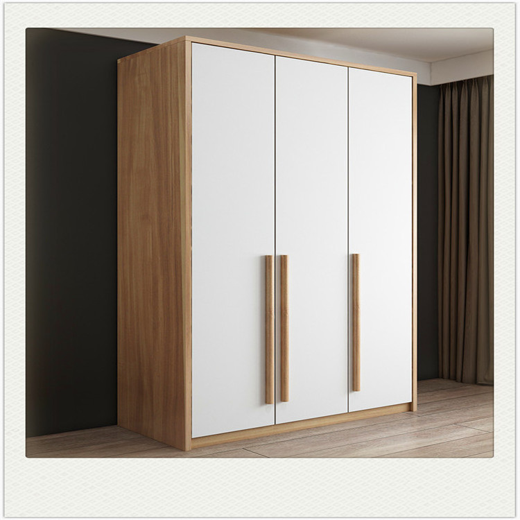 China MDF Wooden Clothes Mirror Bedroom Modern Wardrobe Closet Designs