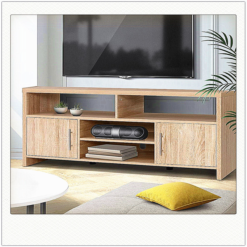 Modern solid wood tv cabinet and coffee table set