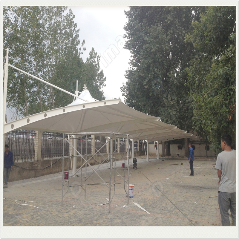 Online technical support Car Parking tent Tensile Fabric roof, Garages, Canopies & Carports