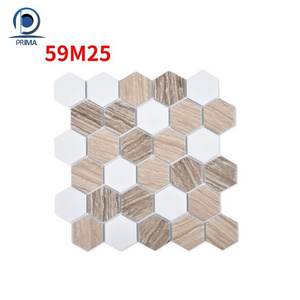 New Hot Sale Kitchen Backsplash High Glossy Glazed White 100x100mm Subway 4x4 Square Handmade Ceramic Wall Tiles