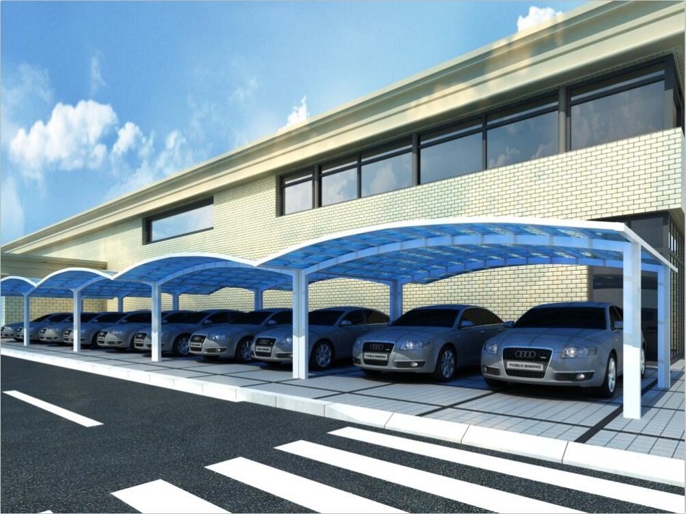 Online technical support Car Parking tent Tensile Fabric roof, Garages, Canopies & Carports