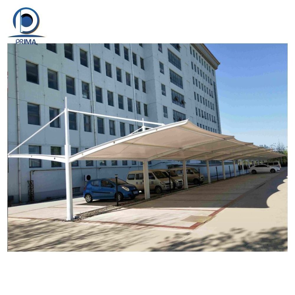 2024 New Free Standing Car parking shade garage canopy building tensile tents  Sheet Carports