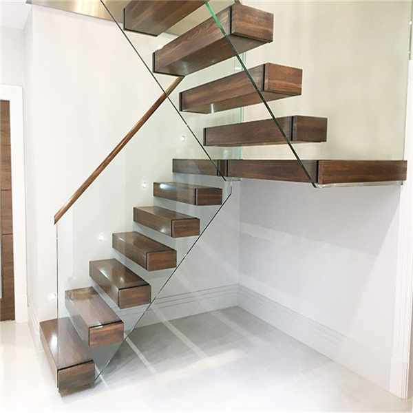 Prima Warehouse Low Cost Wooden Stair Step Floating Staircases For Town Houses