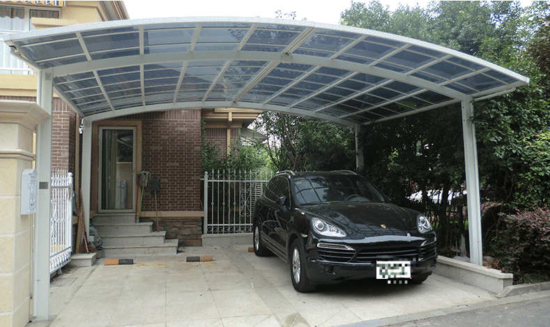 PPIMA Garden Car Parking Shade Garage Canopy Building Tensile Tents Polycarbonate Sheet Carports