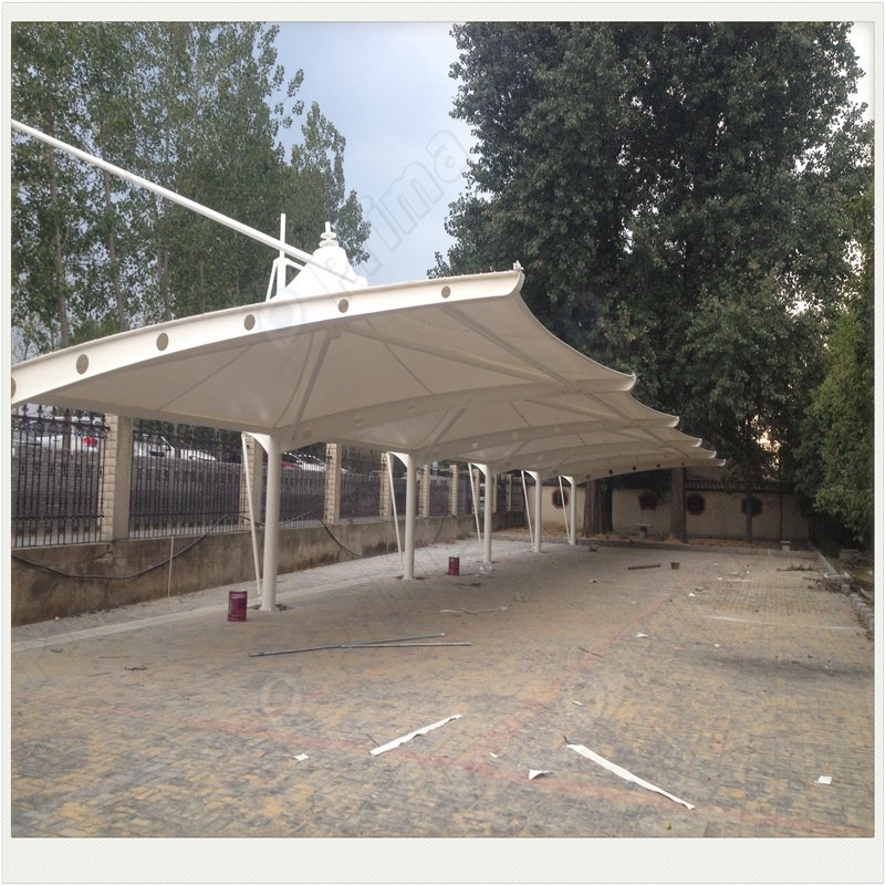 Online technical support Car Parking tent Tensile Fabric roof, Garages, Canopies & Carports