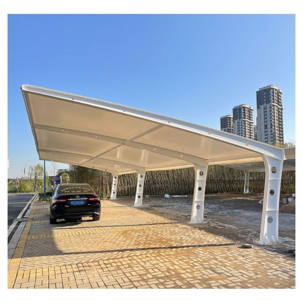 Waterproof metal car parking canopy aluminum frame shelter car port shed outdoor shade garage roof cover carport