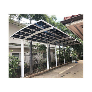 Waterproof car parking shelter cover aluminum frame garage shed outdoor roof car port metal shade canopy carport